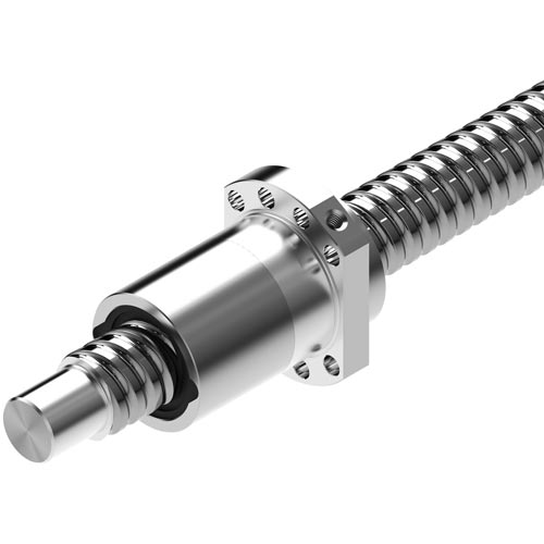 FED-E-B, single nut with flange, high performance